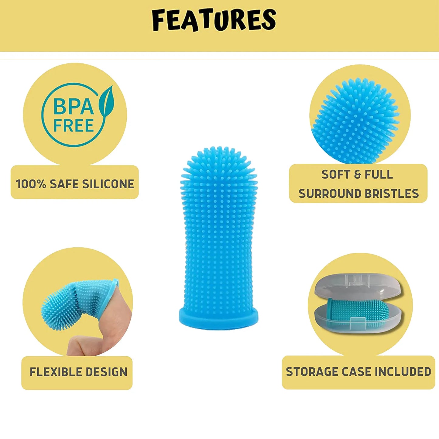Dog Finger Toothbrush